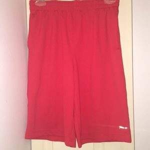 Everlast red shorts